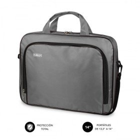 SUBBLIM Pasta para computador Oxford bolsa para laptop 13,3"-14" cinza