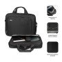 SUBBLIM Pasta para computador Oxford bolsa para laptop 13,3"-14" preta