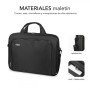 SUBBLIM Pasta para computador Oxford bolsa para laptop 13,3"-14" preta