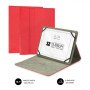 SUBBLIM Estojo para tablet Estojo para tablet com suporte inteligente 10,1" vermelho
