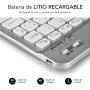 SUBBLIM Bluetooth Smart Keyboard BT Keyboard Silver