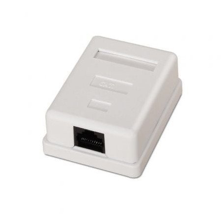 Roseta de superfície Aisens A139-0301/ Cat.6/ 1 socket