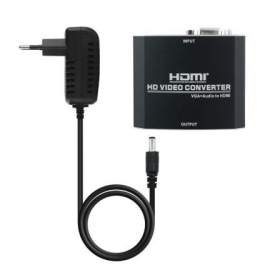 Adaptador Nanocable 10.16.2101-BK/ HDMI Fêmea - VGA Fêmea/ Jack 3.5 Fêmea