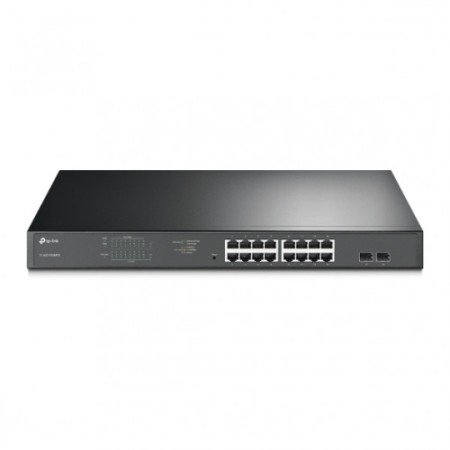 TP-LINK TL-SG1218MPE Gigabit Ethernet Gerenciado (10/100/1000) Power over Ethernet (PoE) Preto