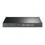 TP-LINK TL-SG1218MPE Gigabit Ethernet Gerenciado (10/100/1000) Power over Ethernet (PoE) Preto