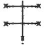 Ewent EW1514 montagem em mesa de tela plana 81,3 cm (32") Braçadeira/Parafuso Preto