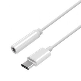 Adaptador USB Tipo C Aisens A109-0384/ USB Tipo C Macho - Jack 3.5 Fêmea