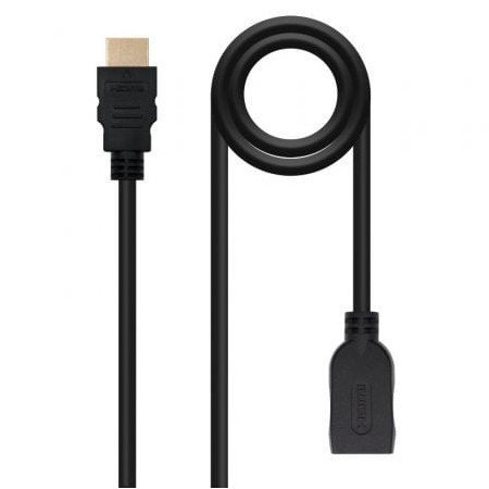 Cabo de Extensão HDMI Nanocable 10.15.1011/ HDMI Macho - HDMI Fêmea/ 1m/ Preto