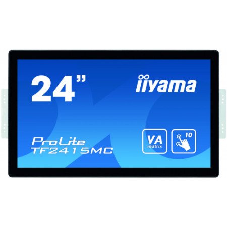 Monitor de PC iiyama ProLite TF2415MC-B2 60,5 cm (23,8") 1920 x 1080 pixels Tela sensível ao toque Full HD VA Multiusuário Preto