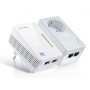 KIT TP-LINK POWERLINE WI-FI AV600, QUALCOMM, 300MBPS EM 2.4GHZ, 600MBPS POWERLINE, HOMEPLUG AV, 2 PORTAS 10/100MBPS, WI-FI CLONE