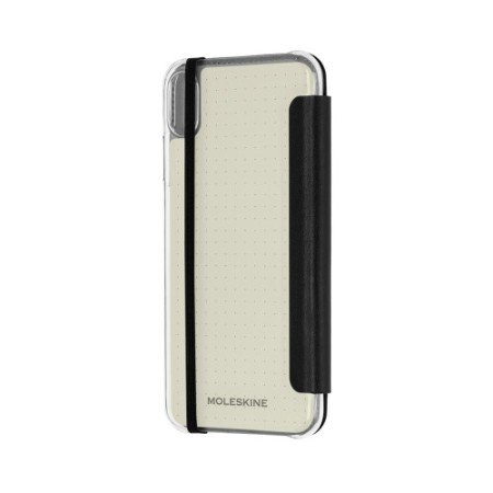 Capa para celular Moleskine ET9CBPXSMCLR 16,5 cm (6,5") Folio Preto, Transparente