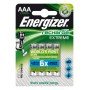 BLISTER 4 BATERIAS RECARREGÁVEIS DE EXTREME POWER 800 MAH TIPO HR03 ENERGIZER E300624400