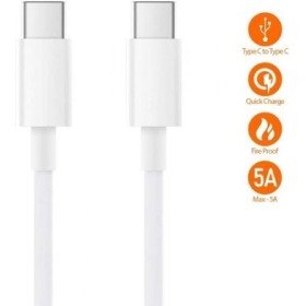 Cabo USB 2.0 tipo C Xiaomi SJV4108GL/ USB tipo C macho - USB tipo C macho/ 1,5 m/ branco