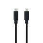 Cabo USB 3.1 Nanocable 10.01.4100/ USB Type-C Macho - USB Type-C Macho/ 0,5m/ Preto