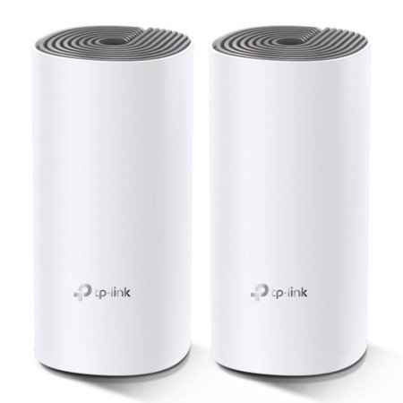 Roteador sem fio TP-LINK Deco E4 com 2 unidades Banda dupla (2,4 GHz / 5 GHz) Fast Ethernet Branco