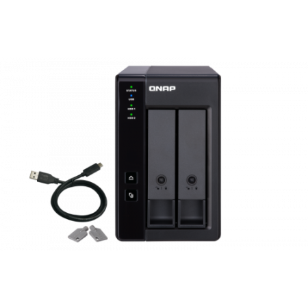 Unidade multidisco QNAP TR-002 Preto