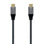 Cabo USB 3.1 tipo C Aisens A107-0634 20GBPS 5A 100 W/ USB tipo C macho - USB tipo C macho/ 2 m/ cinza