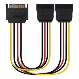 Adaptador de energia Nanocable 10.19.0103/ SATA Macho - 2x SATA Fêmea/ 20cm