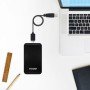 Gabinete externo TooQ para discos rígidos SATA I/II/III de 2,5" para USB 3.1 Gen1 com UASP