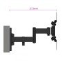 Suporte de TV Ewent EW1522 106,7 cm (42") Preto