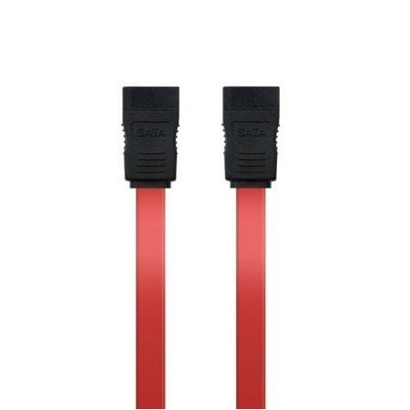 Cabo SATA Nanocable 10.18.0101-OEM/ SATA Fêmea - SATA Fêmea/ 0,5m/ Vermelho