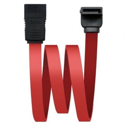 Cabo SATA Nanocable 10.18.0202-OEM/ SATA Fêmea - SATA Fêmea/ 0,5m/ Vermelho