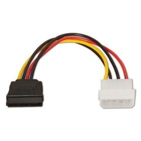 Cabo de alimentação SATA Aisens A131-0158/ Molex 4 PIN macho - SATA fêmea/ 16 cm