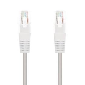Cabo de Rede RJ45 UTP Nanocable 10.20.0110-W Cat.5/ 10m/ Branco
