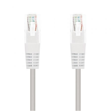 Cabo de Rede RJ45 UTP Nanocable 10.20.0110-W Cat.5/ 10m/ Branco