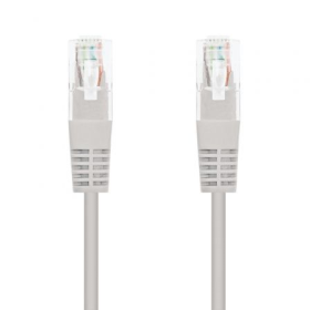 Cabo de Rede RJ45 UTP Nanocable 10.20.0115 Cat.5/ 15m/ Cinza