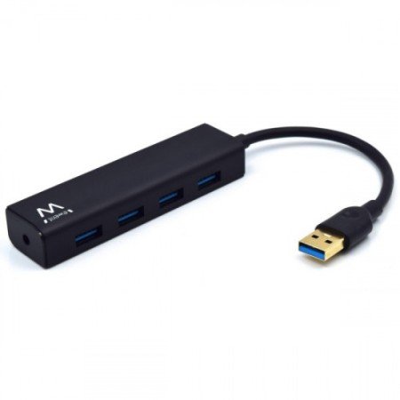 Hub de interface Ewent EW1136 USB 3.2 Gen 1 (3.1 Gen 1) Tipo A 480 Mbit/s Preto