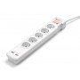 SALICRU POWER STRIP 5 TOMADAS + 2 USB (SPS SAFE 5+)