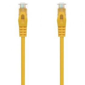 Cabo de rede RJ45 AWG24 UTP Aisens A145-0567 Cat.6A/ LSZH/ 1,5 m/ Amarelo