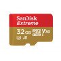 Memória flash Sandisk Extreme 32 GB MicroSDHC Classe 10 UHS-I