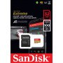 Memória flash Sandisk Extreme 32 GB MicroSDHC Classe 10 UHS-I