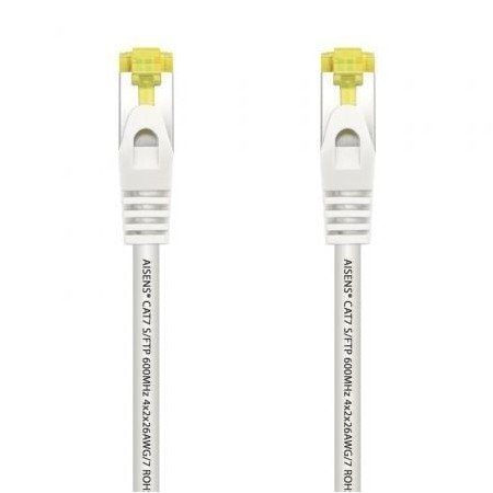 Cabo de Rede RJ45 SFTP Aisens A146-0491 Cat.7/ 2m/ Branco