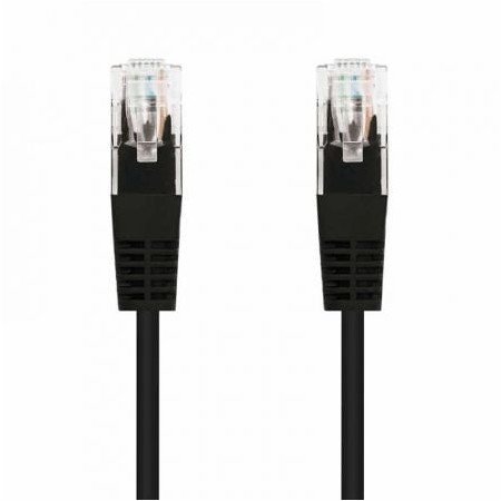 Cabo de rede Nanocable RJ45 UTP 10.20.0403-BK Cat.6/ 3m/ Preto