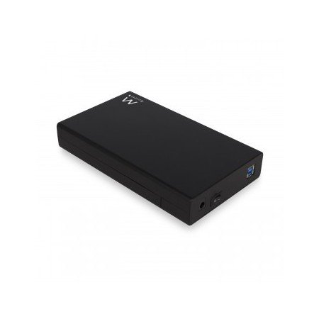 Ewent EW7056 Gabinete de disco rígido externo 3,5" HDD gabinete preto
