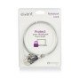 Cabo anti-roubo Ewent EW1242 preto, aço inoxidável 1,5 m