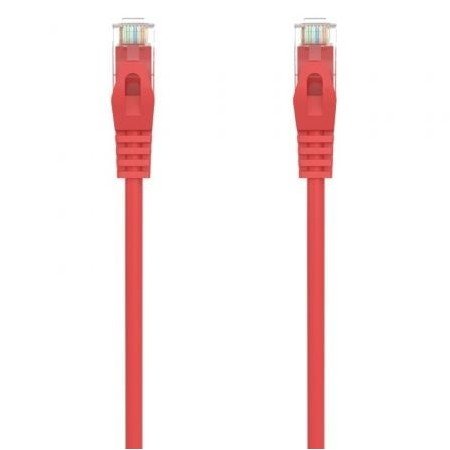 Cabo de Rede RJ45 AWG24 UTP Aisens A145-0562 Cat.6A/ LSZH/ 3m/ Vermelho