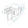 Suporte para TV TooQ LP75100TN-B 152,4 cm (60") Preto