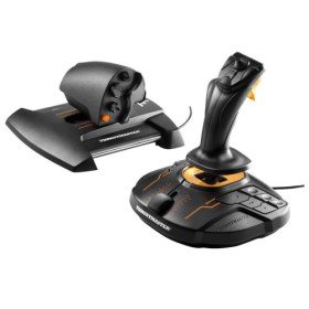 Thrustmaster T-16000M FCS Hotas preto, laranja joystick USB analógico/digital MAC, PC