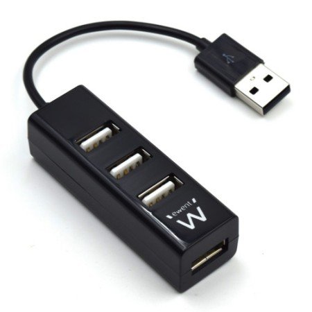 Hub de interface Ewent EW1123 480 Mbit/s Preto