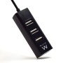 Hub de interface Ewent EW1123 480 Mbit/s Preto