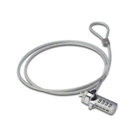Cabo anti-roubo Ewent EW1241 Prata 1,5 m