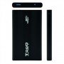 Caixa de disco rígido externo TooQ TQE-2524B Caixa de disco rígido de 2,5" preta