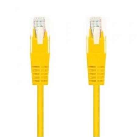 Cabo de rede Nanocable RJ45 UTP 10.20.0400-L25-Y Cat.6/ 25cm/ Amarelo