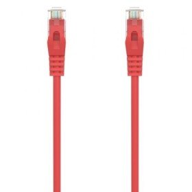 Cabo de Rede RJ45 AWG24 UTP Aisens A145-0558 Cat.6A/ LSZH/ 50cm/ Vermelho
