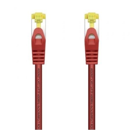 Cabo de Rede RJ45 SFTP Aisens A146-0470 Cat.7/ 1m/ Vermelho