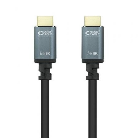 Cabo HDMI 2.1 Nanocable 8K 10.15.8001-L150/ HDMI Macho - HDMI Macho/ 1,5m/ Preto